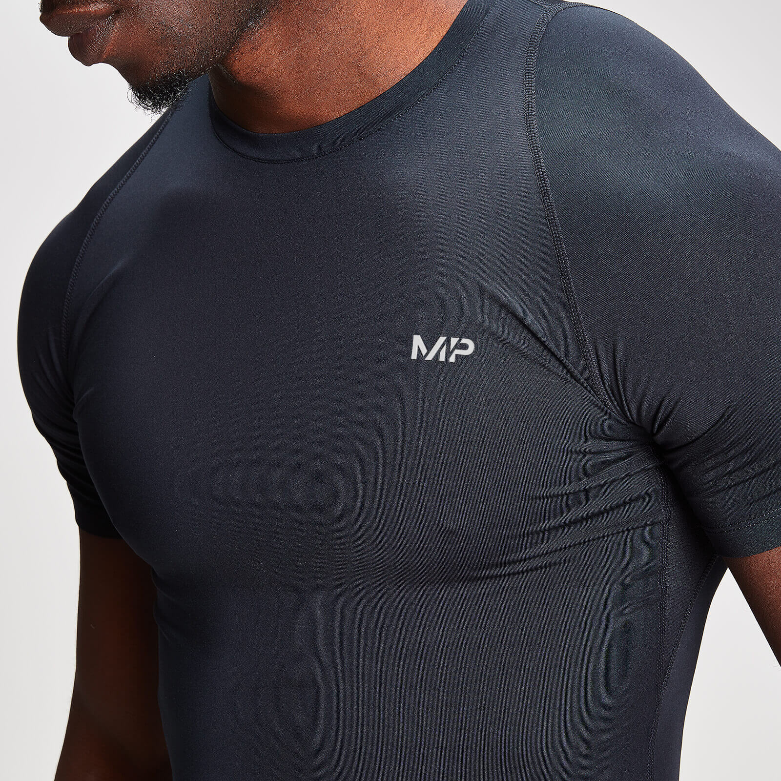 T-shirt à manches courtes base MP pour hommes – Noir