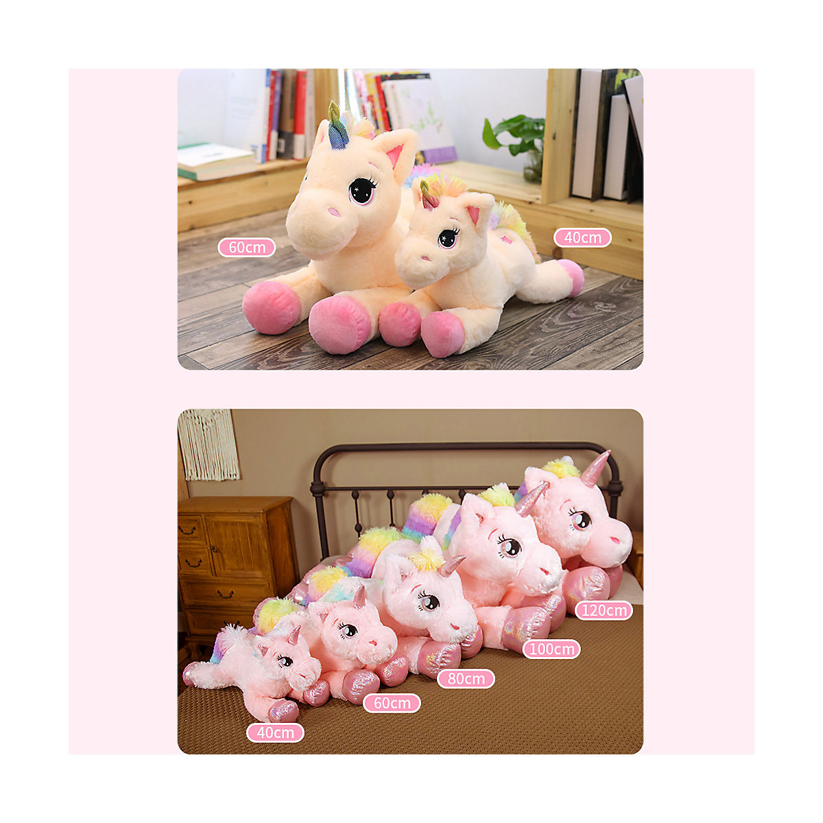 Plüschtier Einhorn Puppe Kissenpuppe