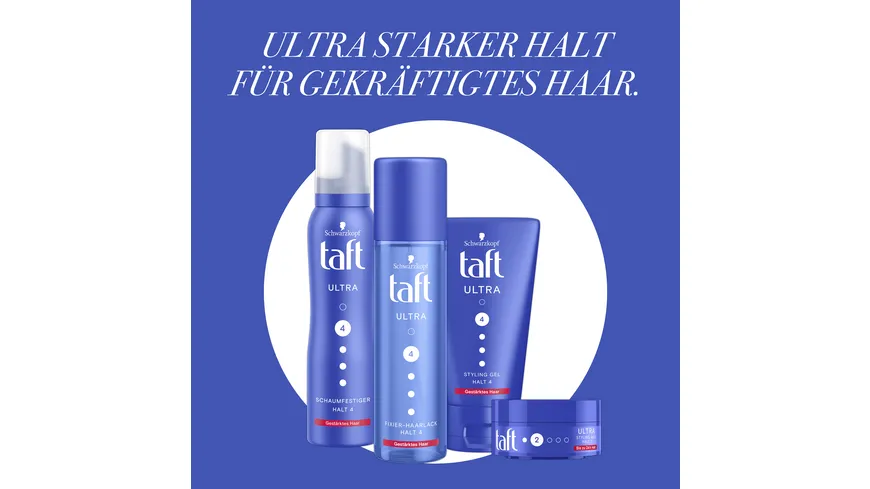 TAFT Styling Gel Ultra 150 ml Haltegrad 4 - starker Halt 150 ml