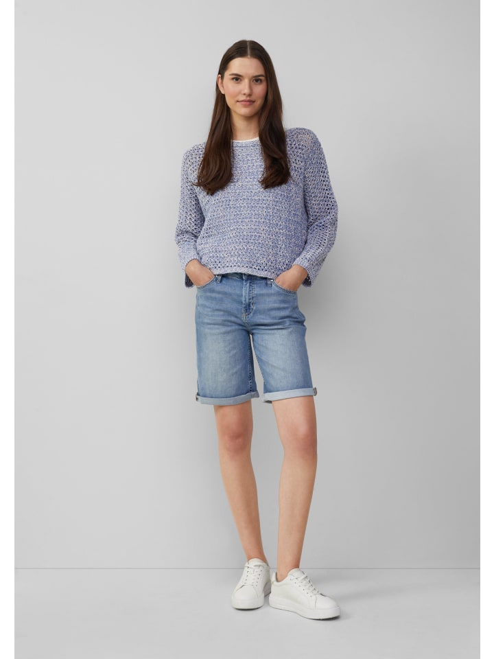 s.Oliver Jeans-Hose kurz in Blau günstig kaufen