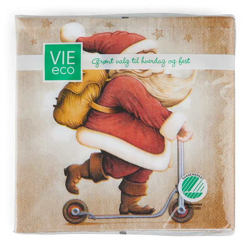 Vie Eco Servietter 20-pk 33x33 cm, julemotiv