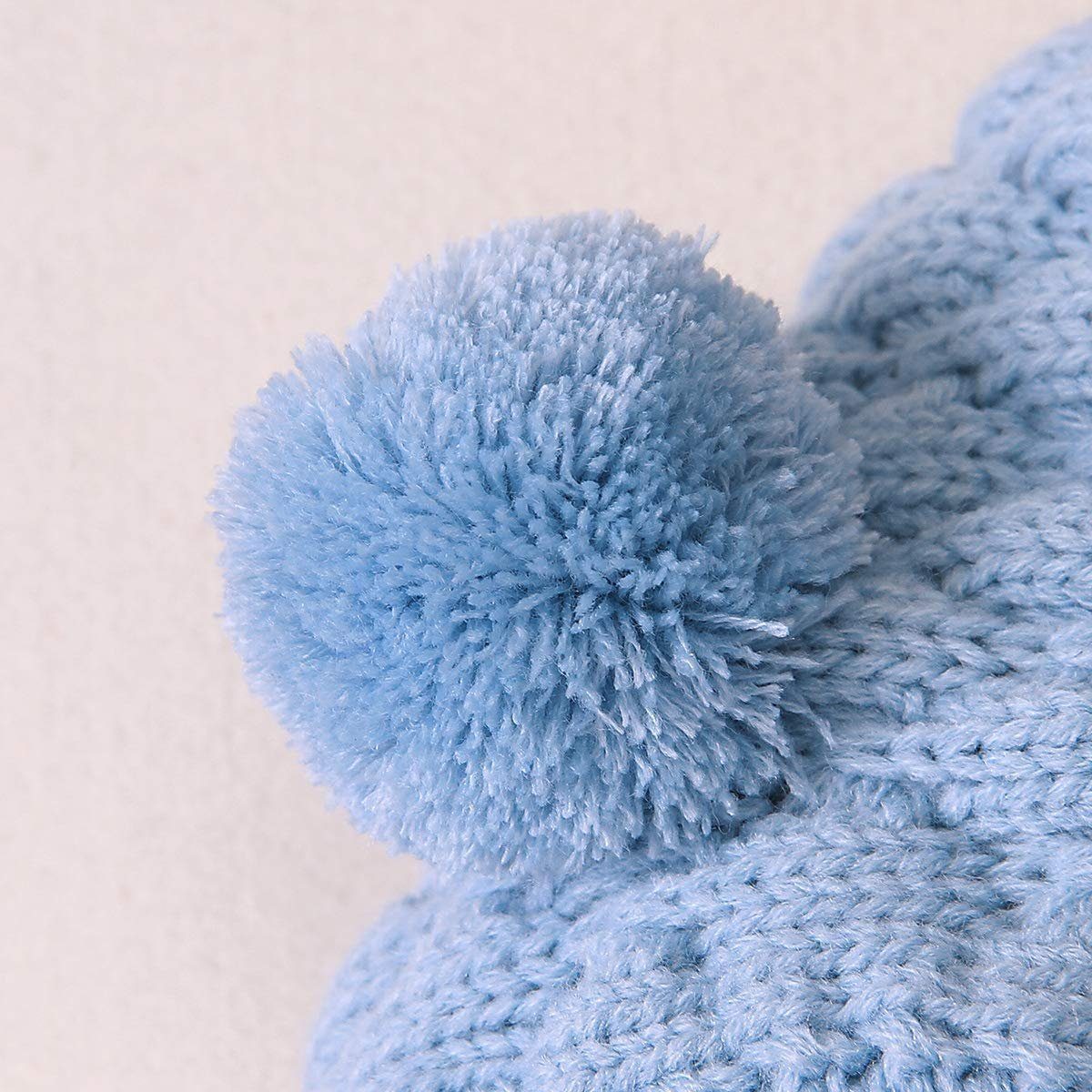 Haiaveng Strampler Baby-Ohr-Strick Overall mit Kapuze Winter Warmer