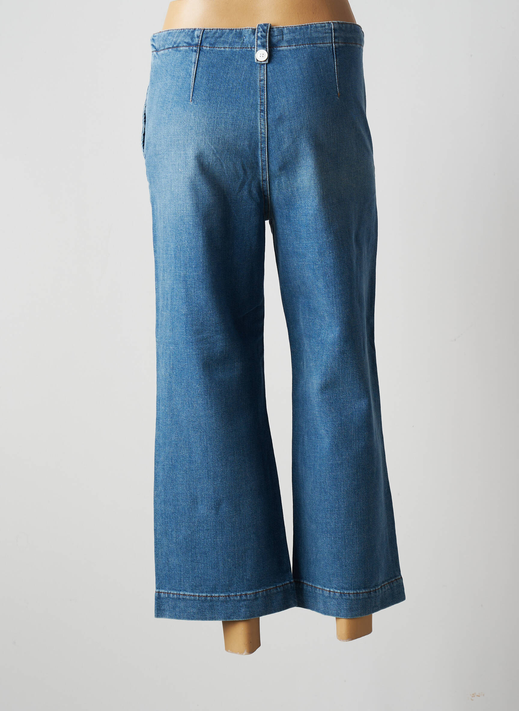 Hod Jeans Coupe Large Femme couleur bleu