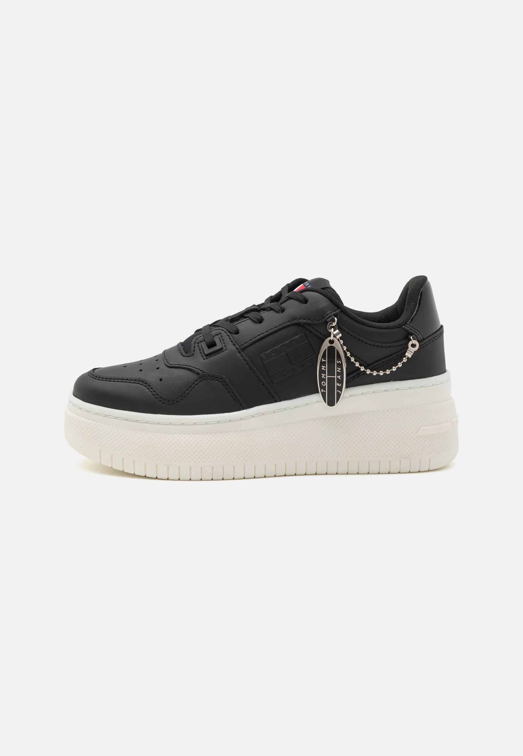 Tommy Jeans RETRO BASKET FLATFORM CHARM - Zapatillas bajas