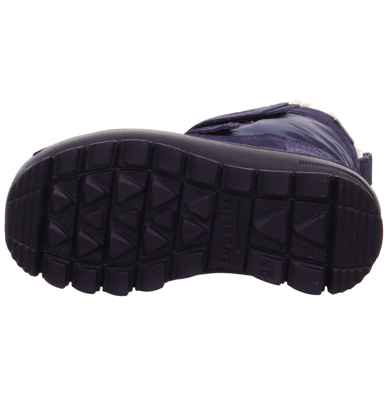 FLAVIA - Blau Boots mit Klettverschluss