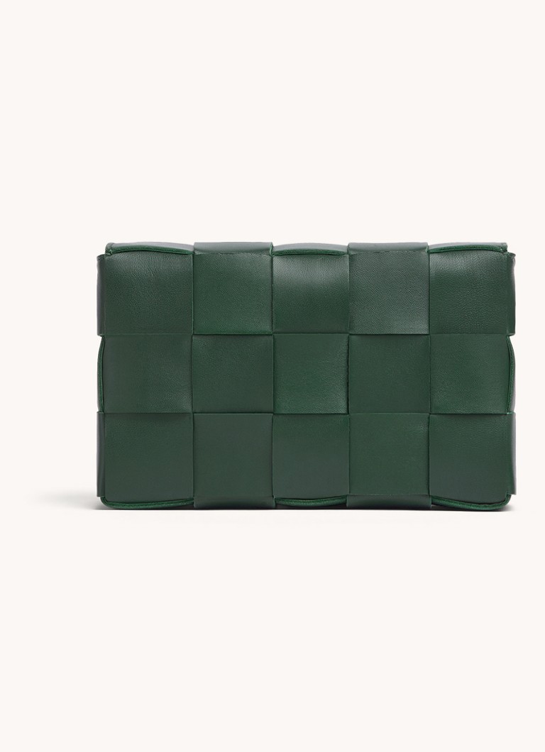 Τσάντα χιαστί από δέρμα αρνιού Bottega Veneta Cassette