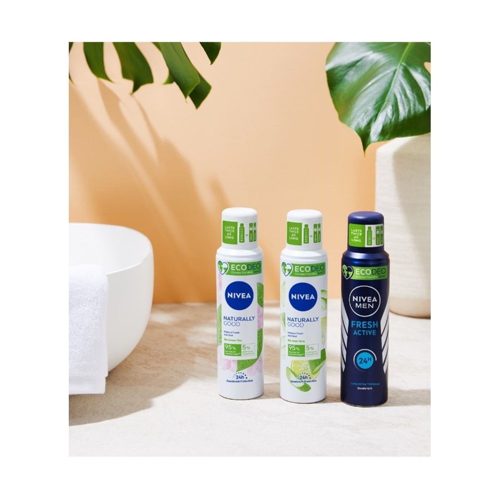nivea NATURALLY GOOD - Déodorant ECODEO Aloé Vera Bio Déodorant spray ECODEO Femme