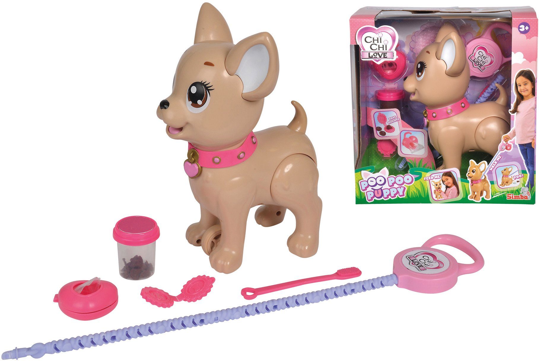 SIMBA Spielfigur Chi Chi Love, PooPoo Puppy, mit Funktion