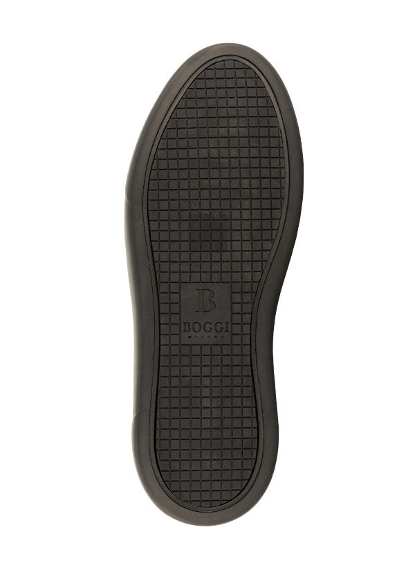 BOGGI MILANO, Sneaker, Leder, schwarz