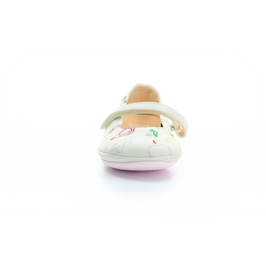 Camper White Sella Houston Fruit Ballerinas (K80486-001) K