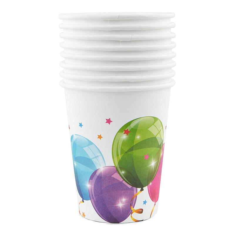 Engangskrus 8-pk sparklin balloons