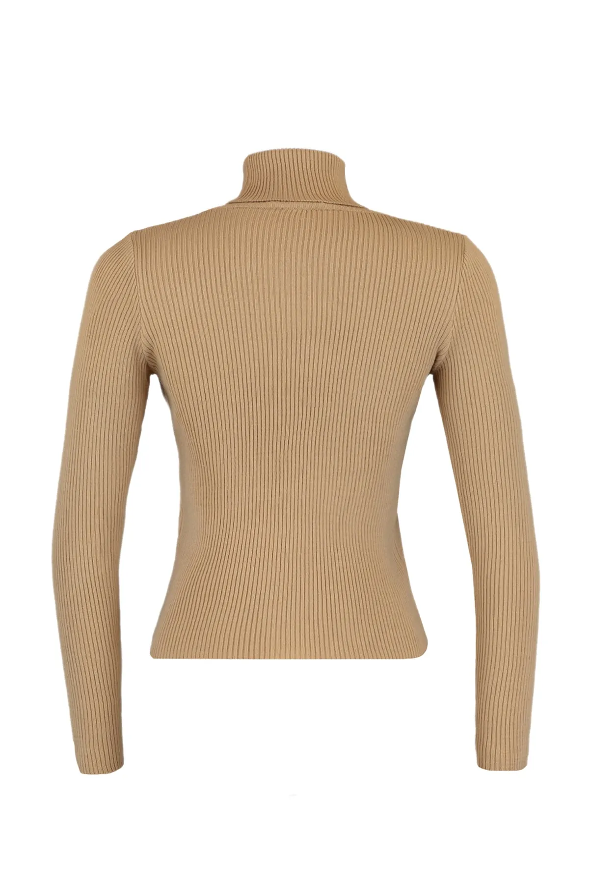 Trendyol Collection  Kamelfarbener Basic-Rollkragenpullover TWOAW21KZ1279