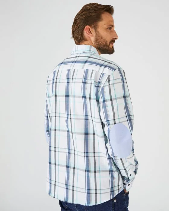 Chemise à carreaux, manches longues