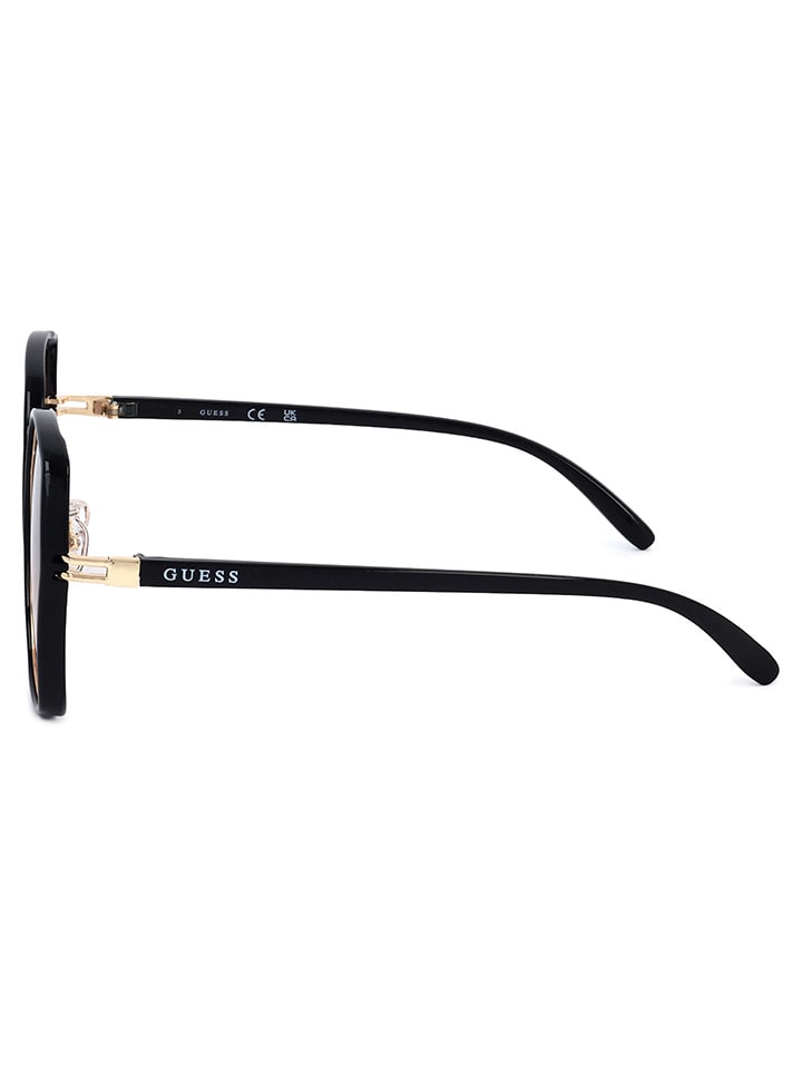 Guess Damen-Sonnenbrille in Schwarz/ Orange günstig kaufen 59