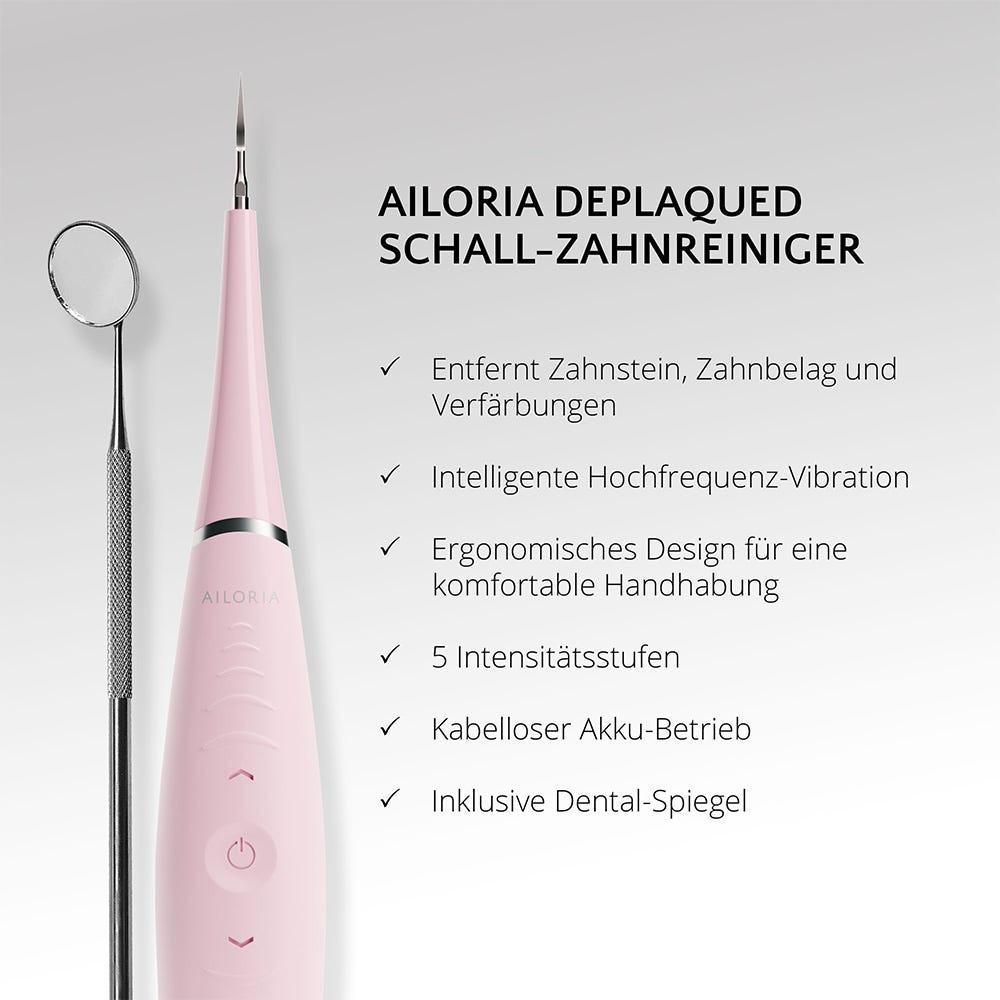 Ailoria Deplaqued Schall-Zahnreiniger Pink