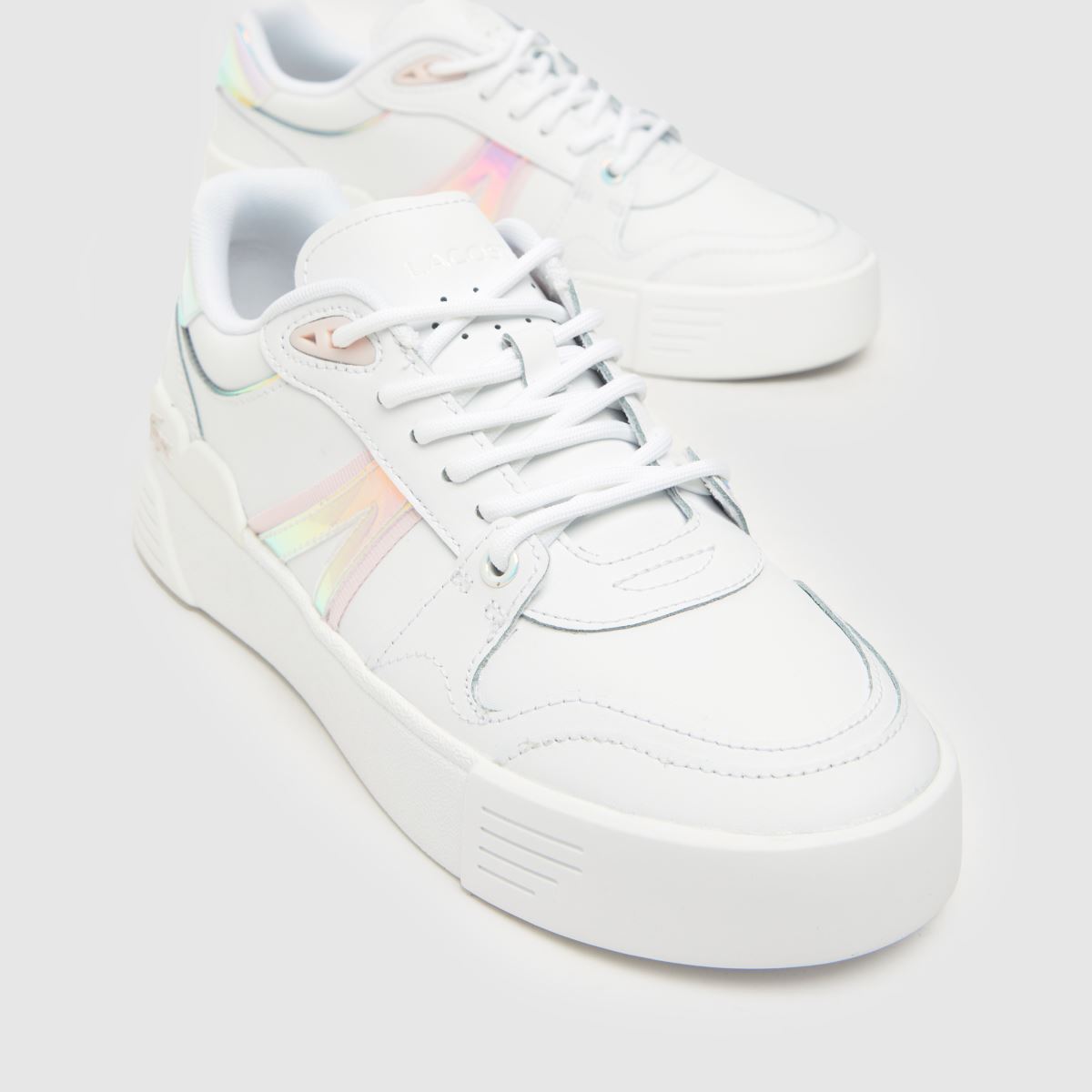Tenisky Lacoste l002 evo v bílé a růžové barvě