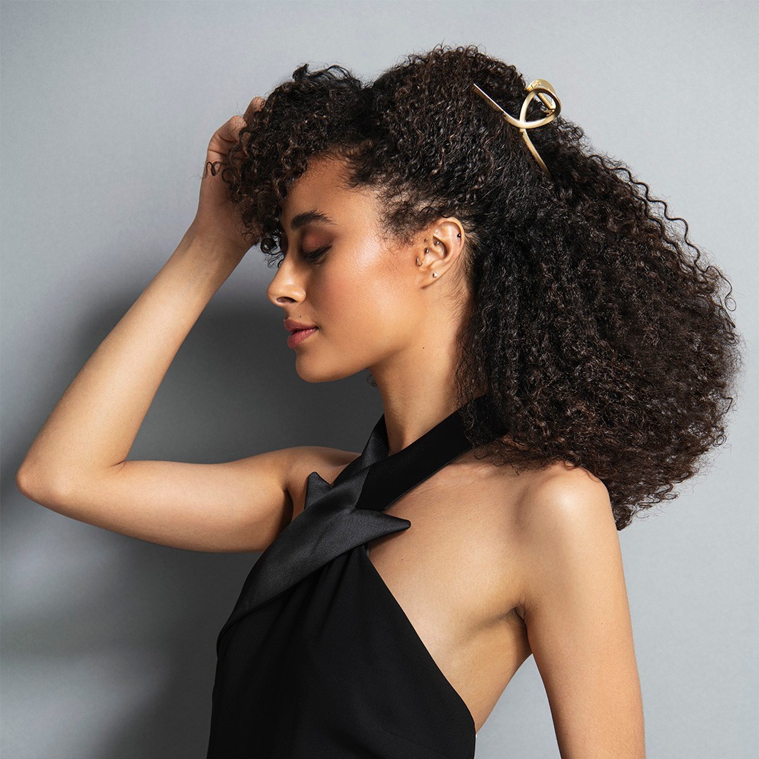 Gold French Twist Claw Clip