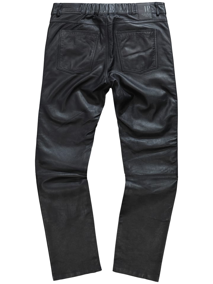 JP1880 Lederhose in schwarz günstig kaufen