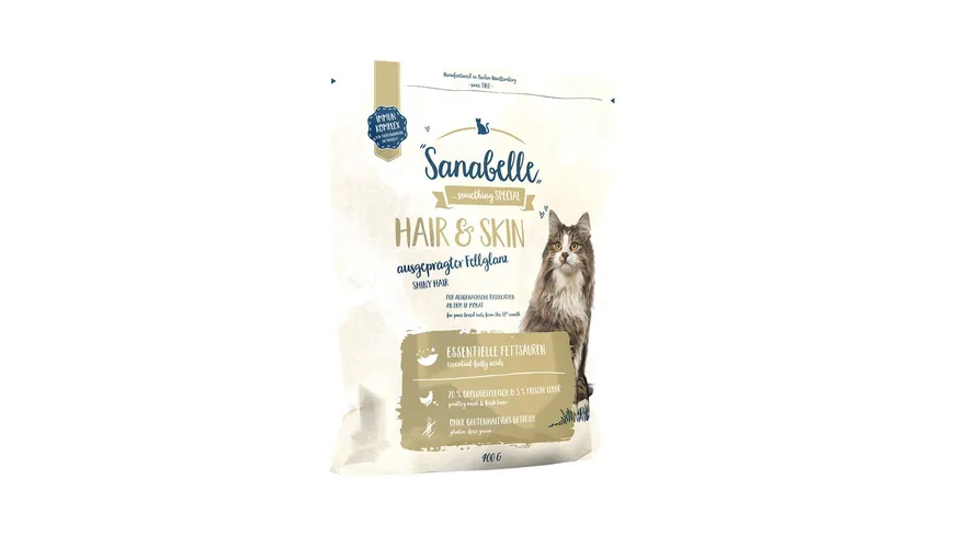 Sanabelle Katzentrockenfutter Hair & Skin 400 g 400 g