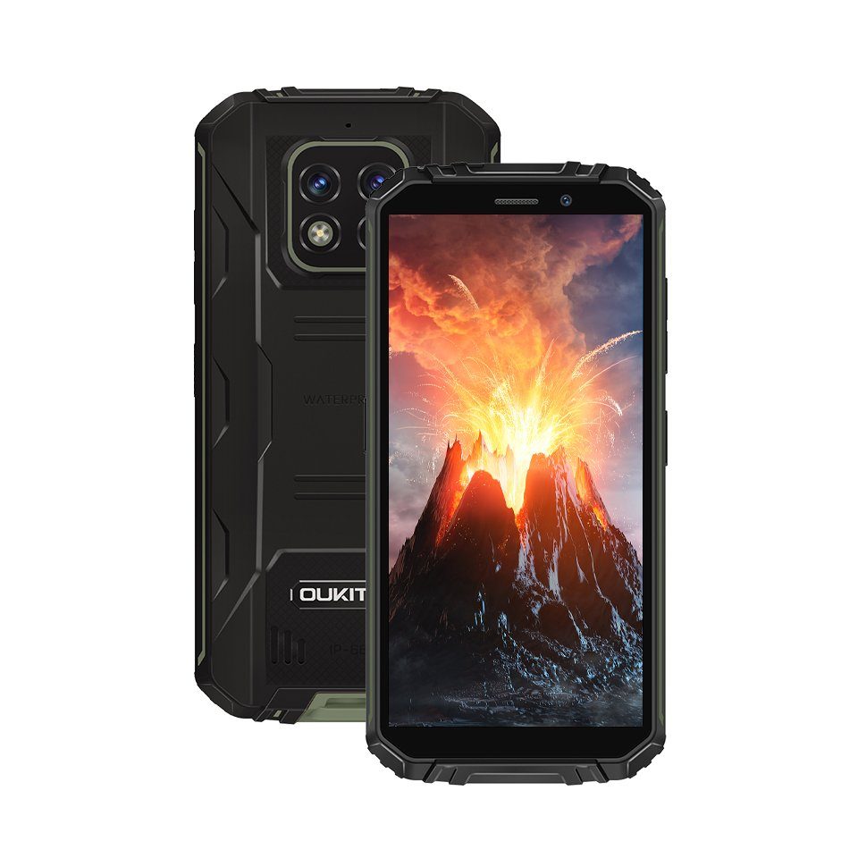OUKITEL WP 18, 4G-[Außentelefon], 32GB ROM, 12500 mAh Akku, Dual-SIM Smartphone (4 GB Speicherplatz, Android 11, 5,93'' TFT Display, 5M Frontkamera, 13M Hauptkamera hinten)