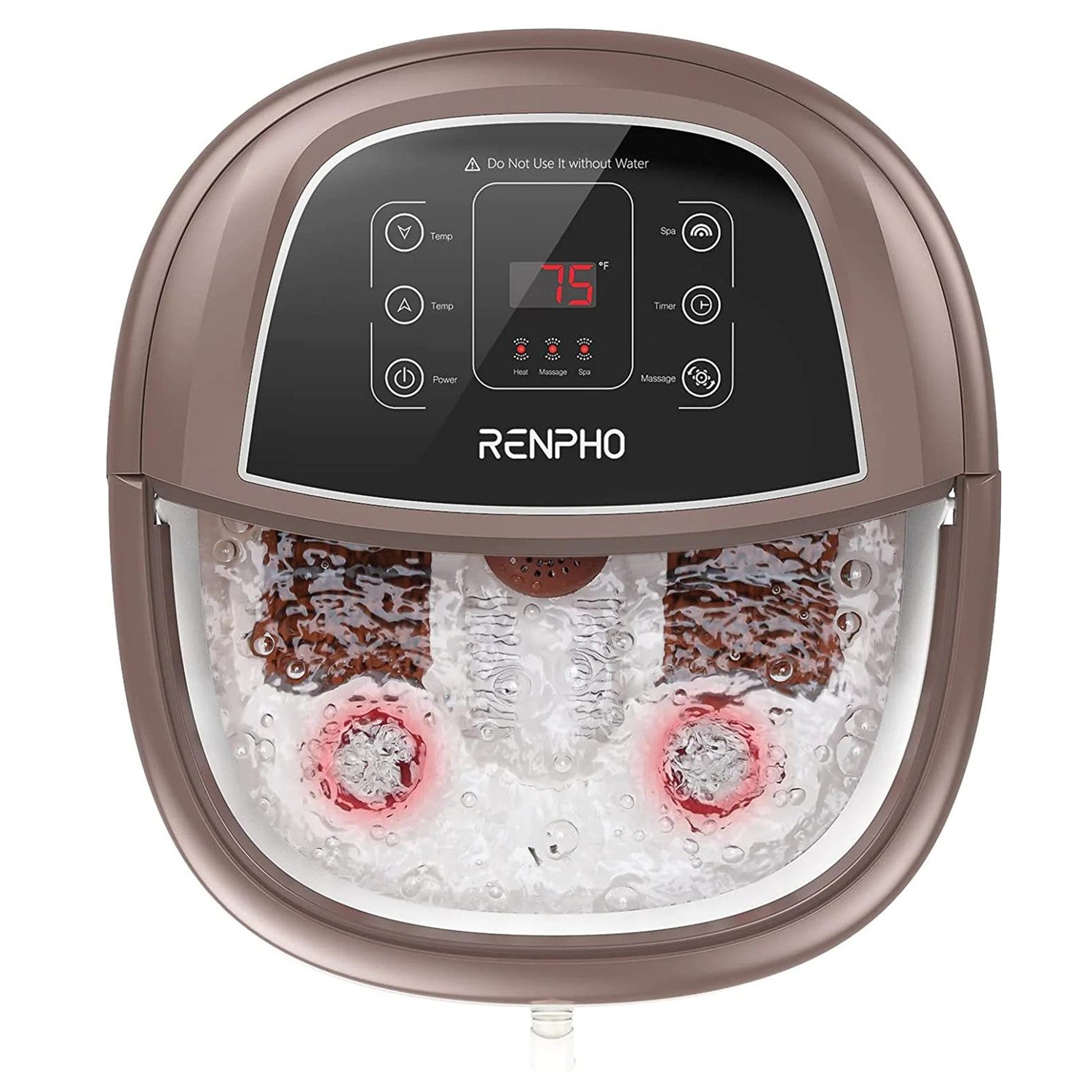 RENPHO Shiatsu Fussbad Massagerollen