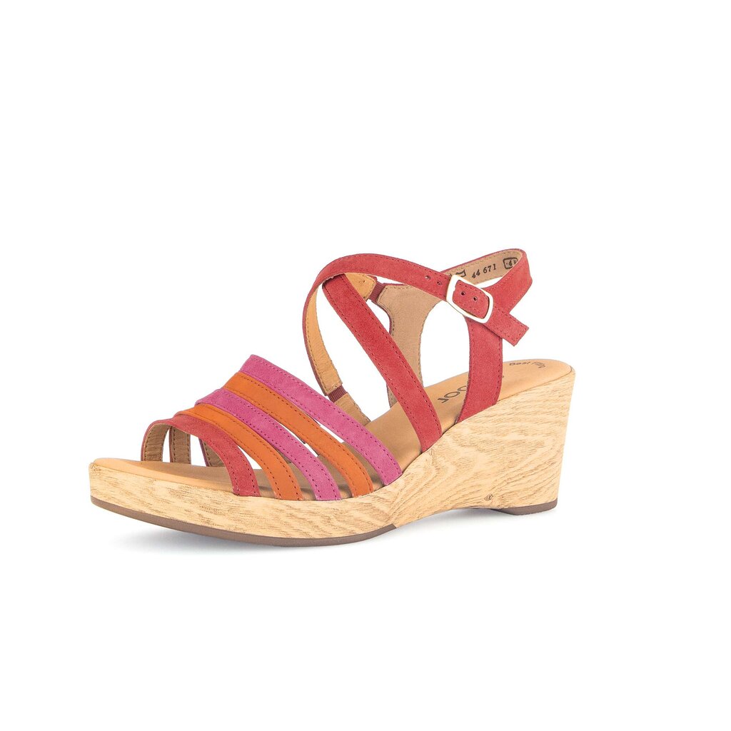 Gabor fashion Riemchensandale rot