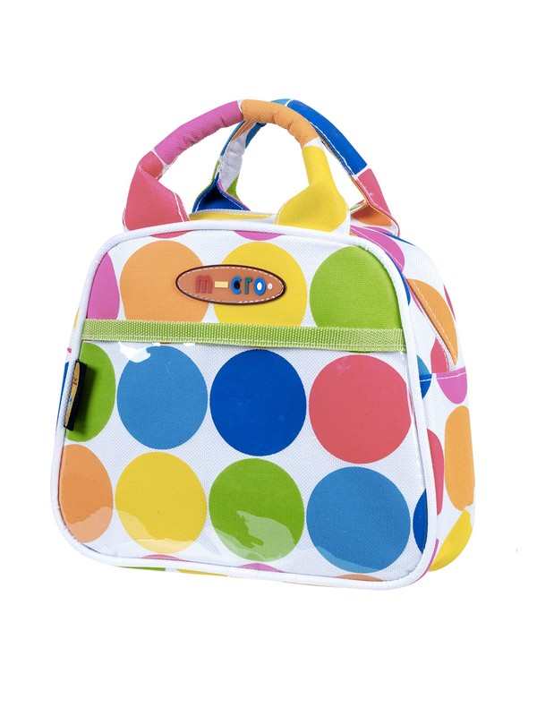 Petit Sac à Main Pois Fluo