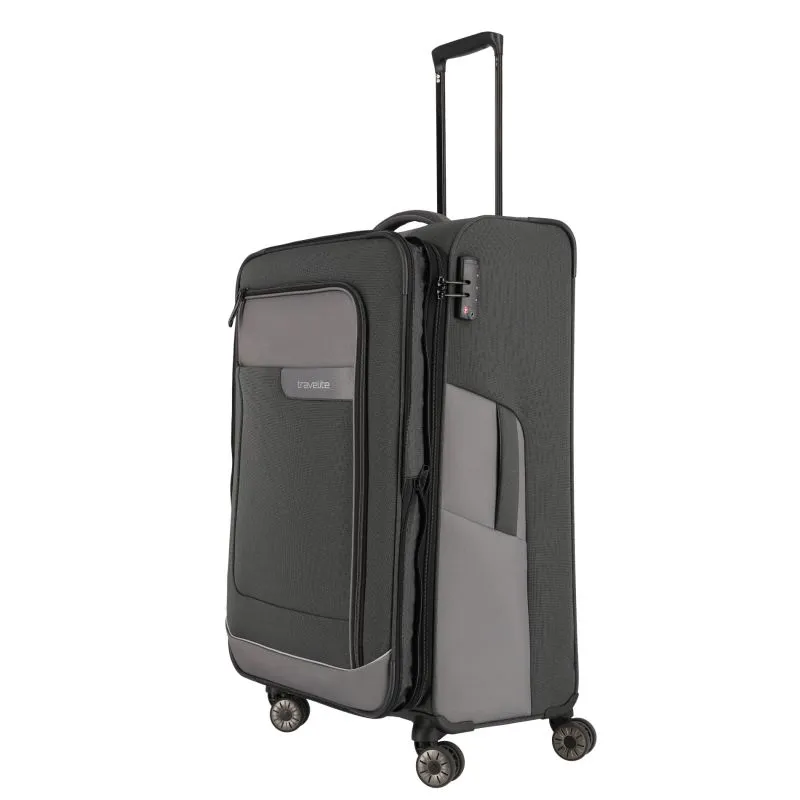 Travelite VIIA Trolley 4 Rollen L - Schiefer