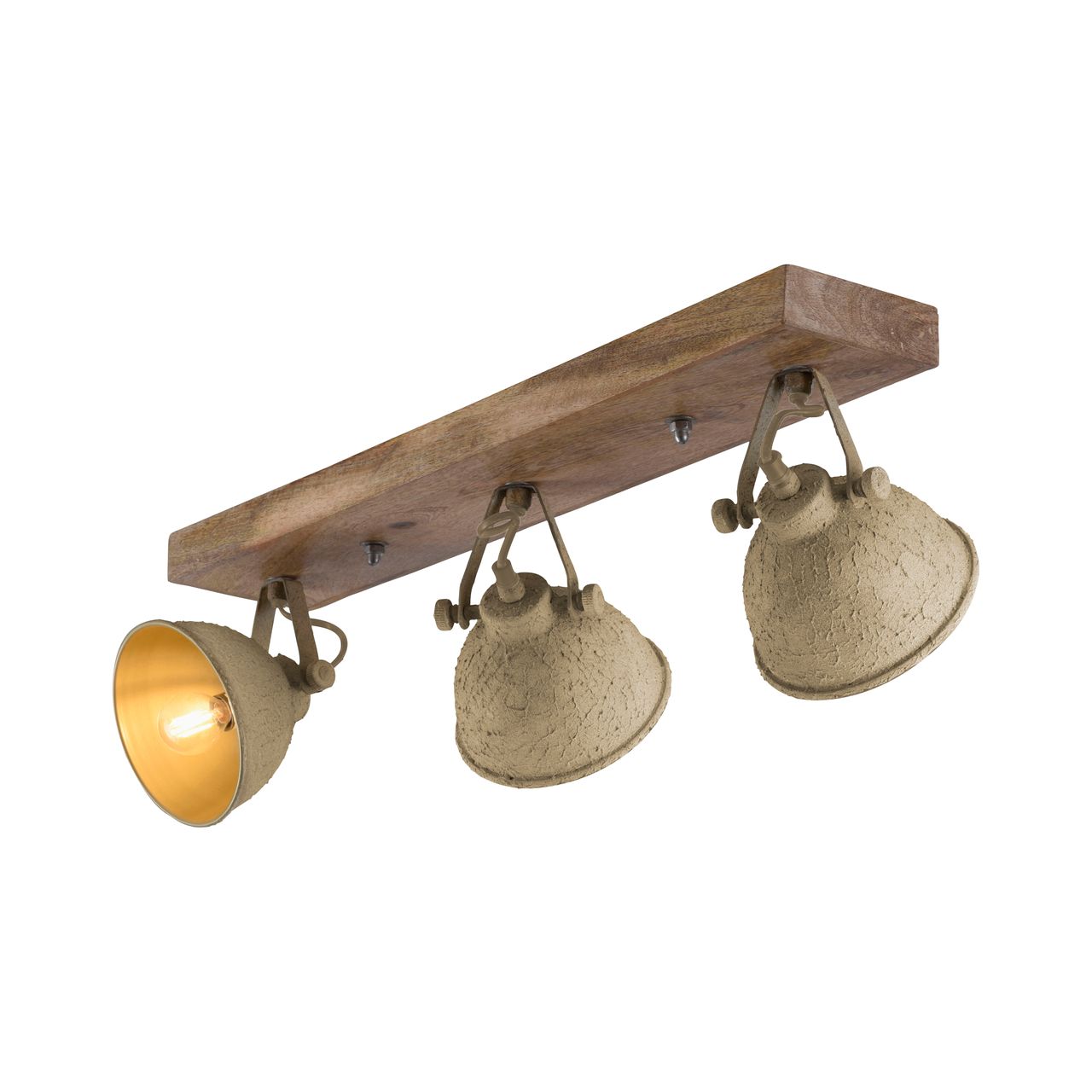 JUST LIGHT LeuchtenDirekt Wand- und Deckenleuchte, SAMIA, 3x  E14 a max. 40,00 Watt, dreh- und schwenkbar, Innenleuchte, IP20