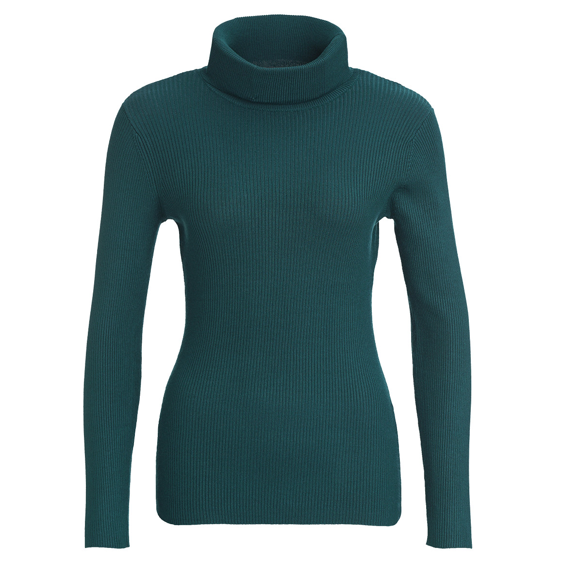 Damen Rollkragenpullover gerippt