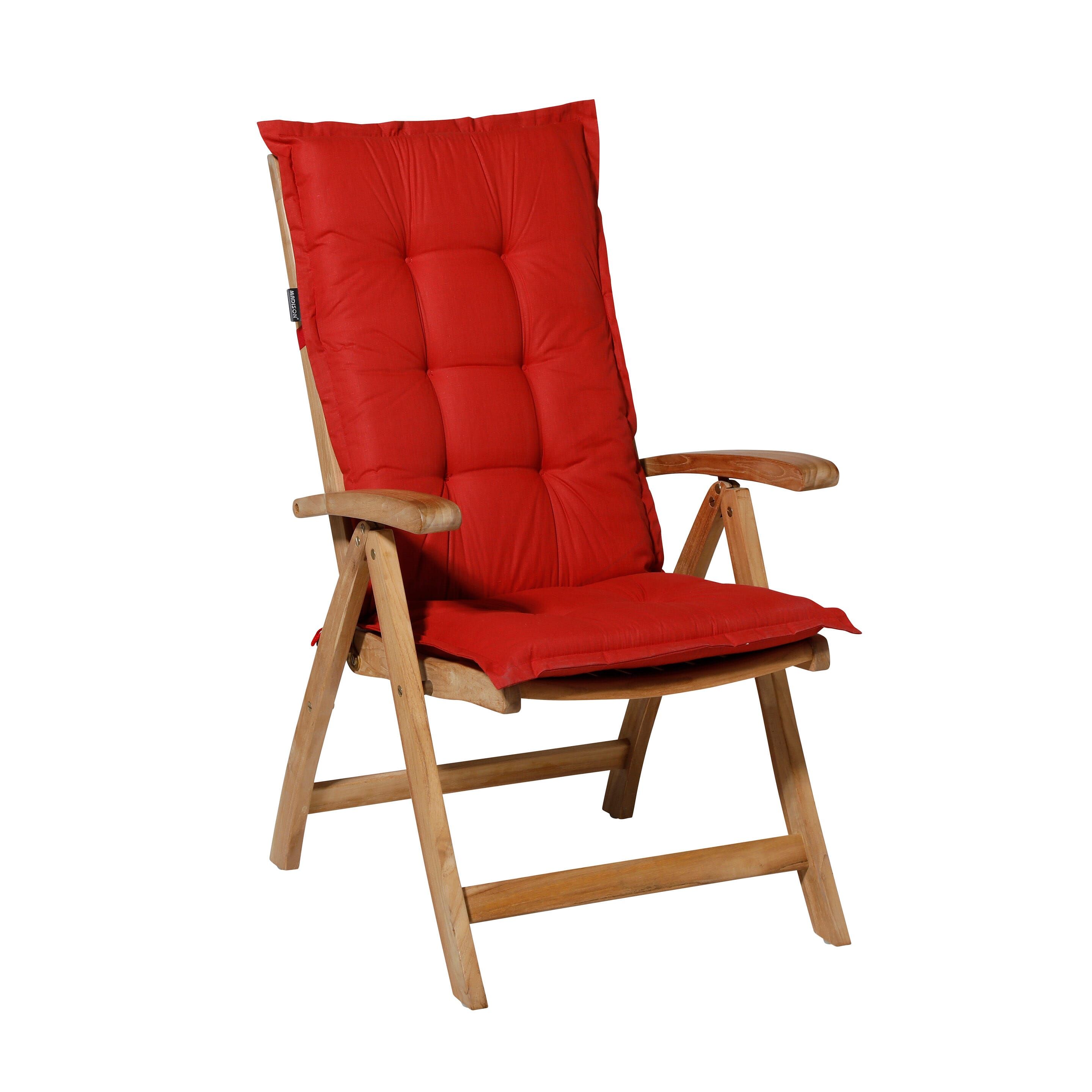 Madison Basic Red 50x123 Kissen mit hoher Rückenlehne