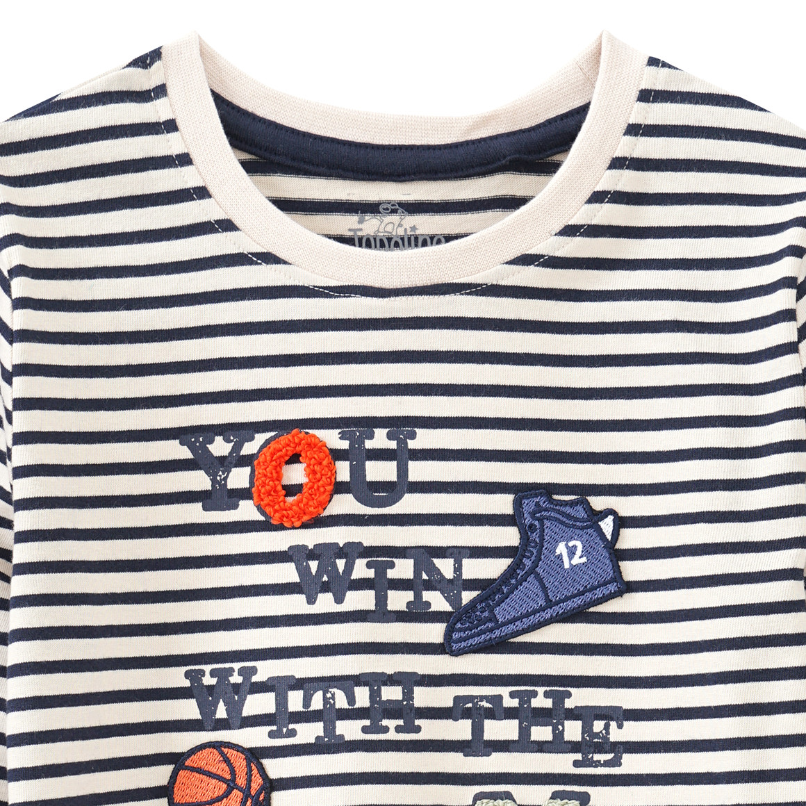 Jungen Langarmshirt mit Applikationen