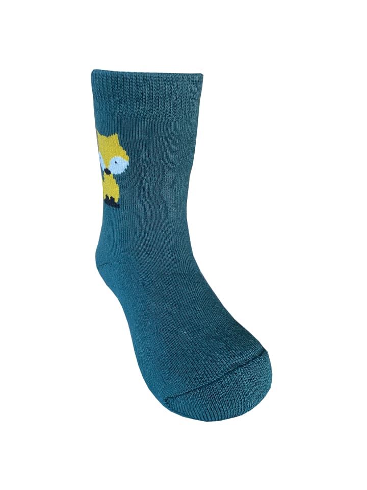 Yalion 3er-Set: Weiche Socken Vollplüsch Fuchs in Grün  günstig kaufen