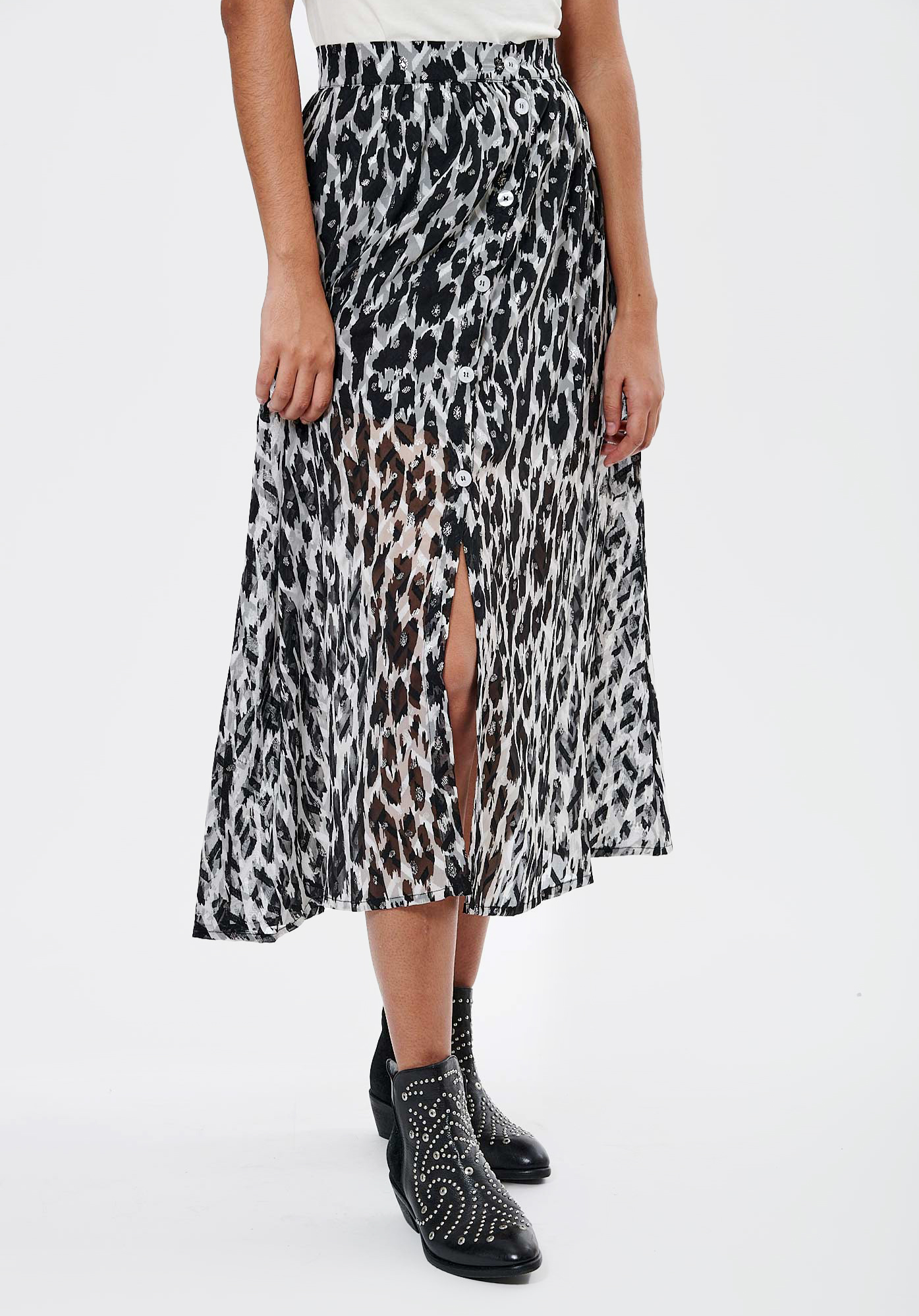 AZULI  Jupe longue noire Femme