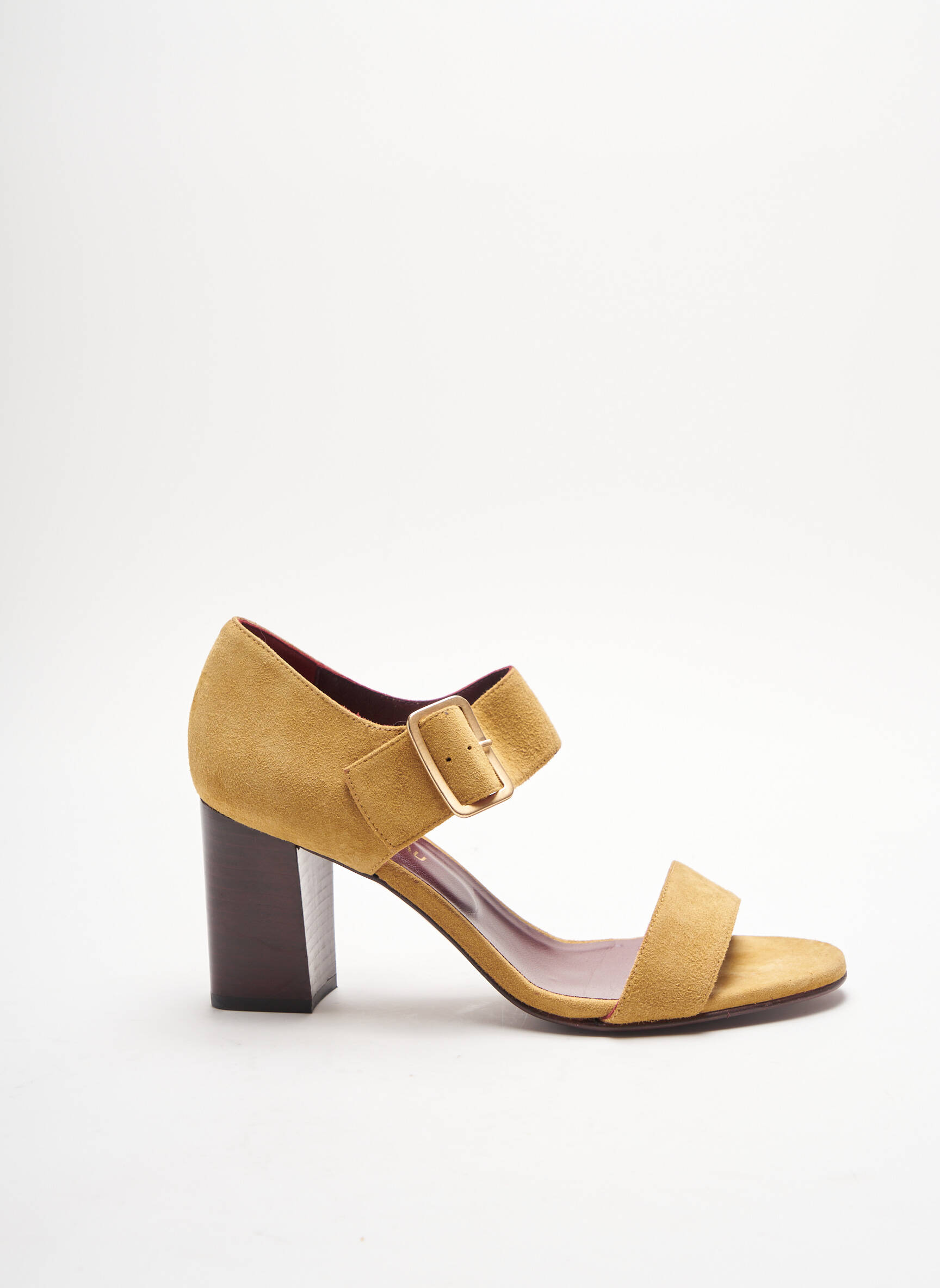 Avril Gau Sandales Nu Pieds Femme couleur jaune