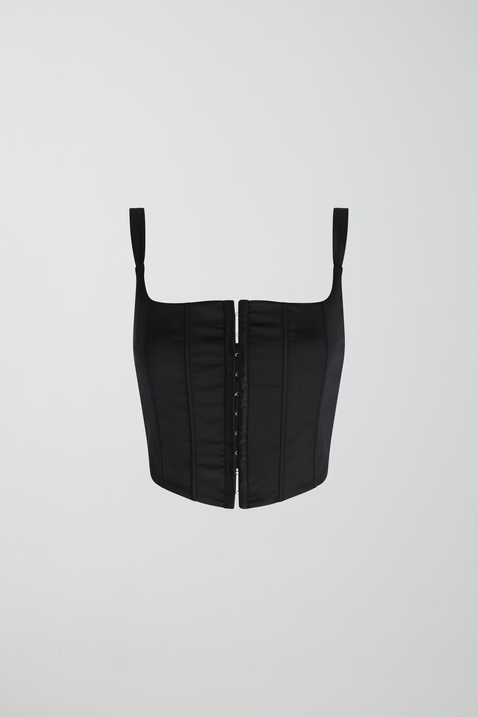 Hook and eye corset