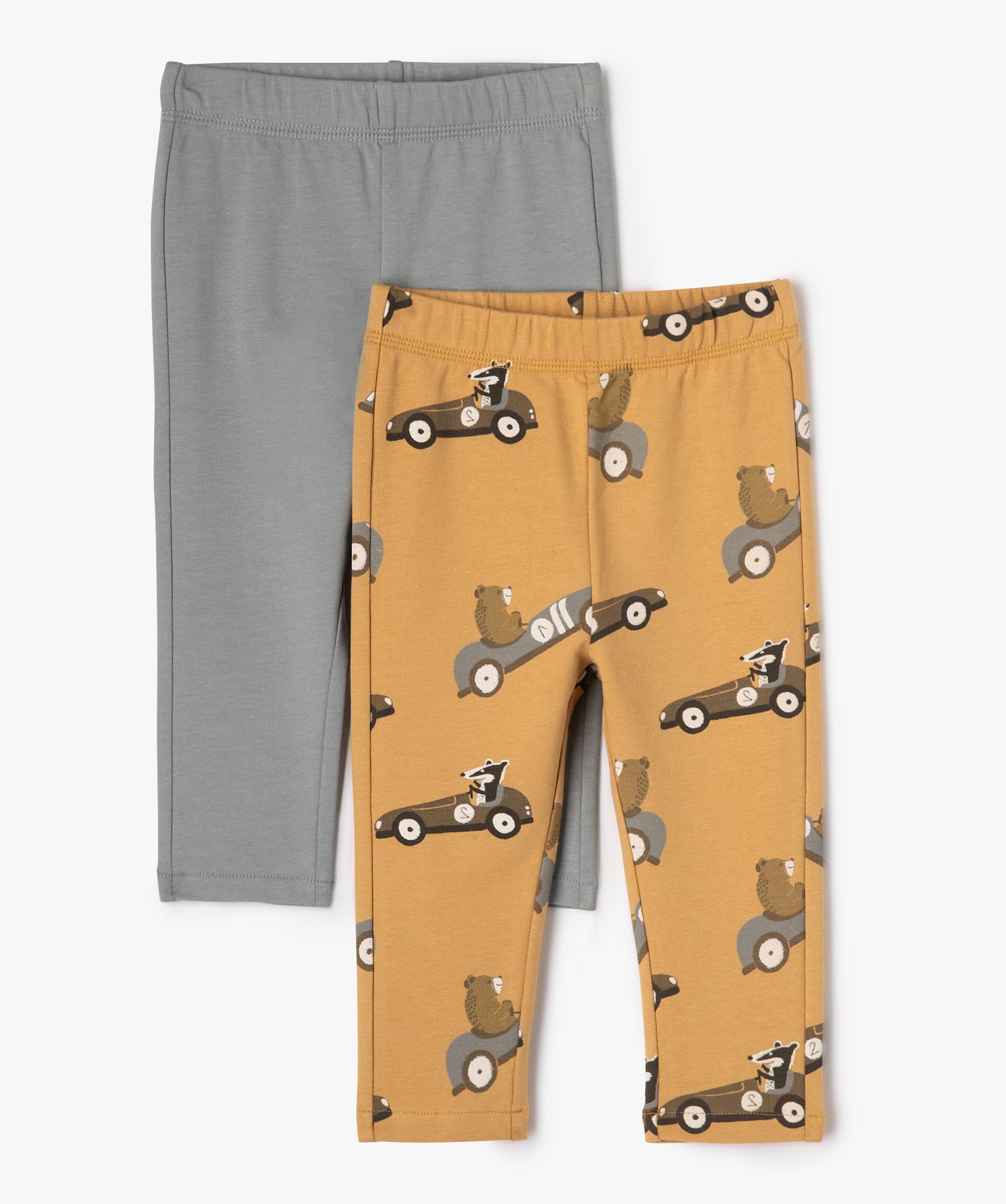 Pantalon en maille à taille élastiquée bébé Garçon (lo... jaune | GEMO