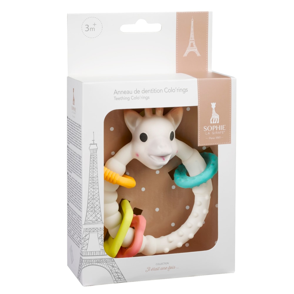 sophie la girafe Anneau de Dentition Colo'rings Collection So'Pure
