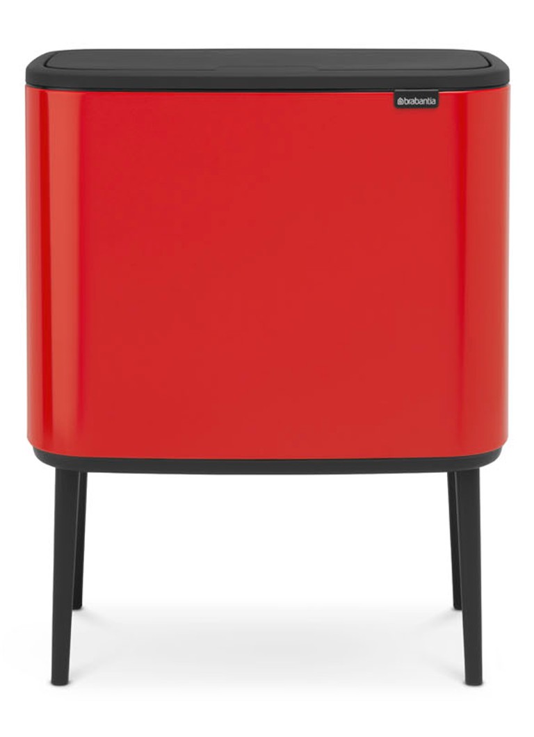 Lixeira dupla Brabantia Bo Touch Bin para reciclagem, com tampa e pés, 11 + 23 litros