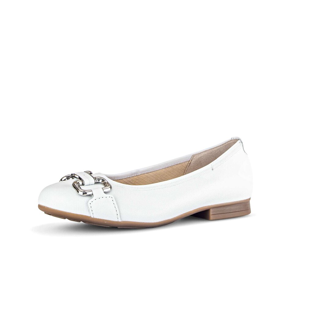 Gabor comfort Eleganter Ballerina weiß