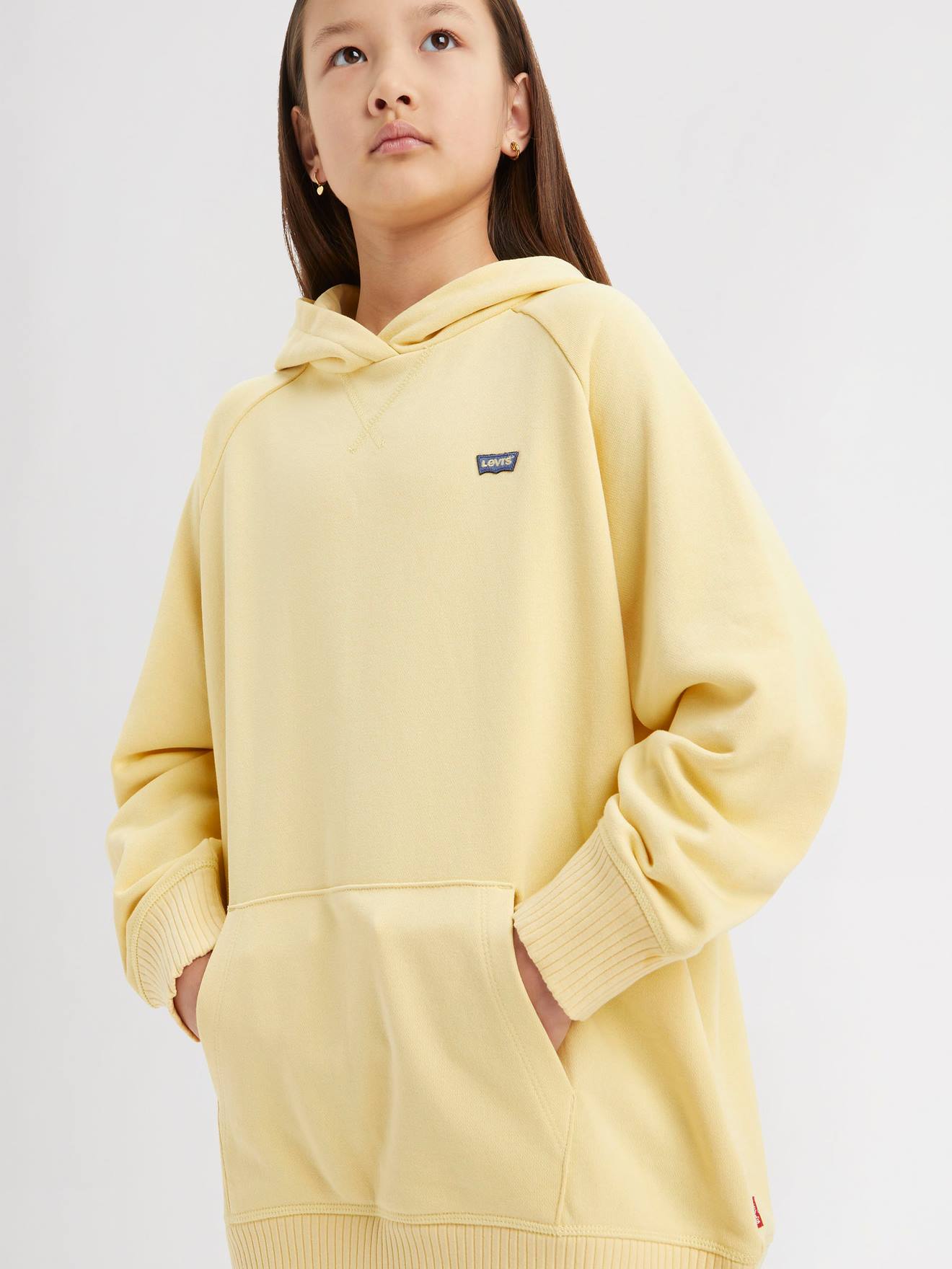 Levis Mädchen Kapuzensweatshirt Levi's - hellrosa