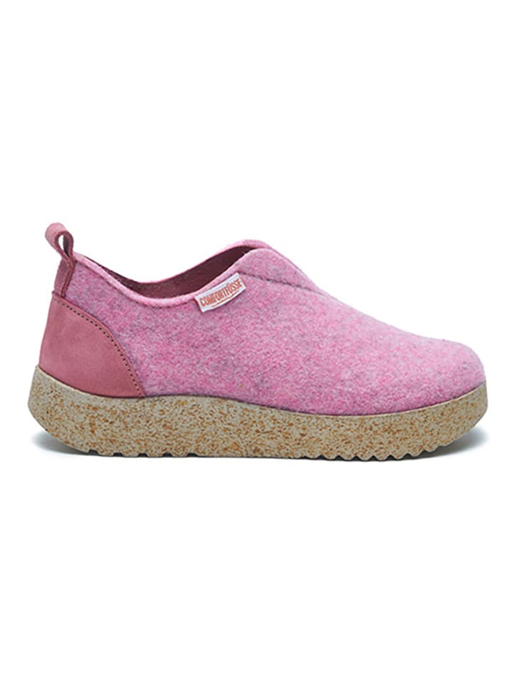 Comfortfusse Hausschuhe in Rosa günstig kaufen