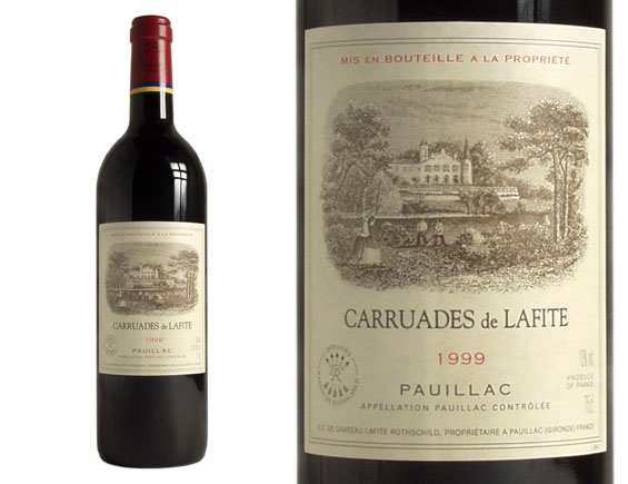Carruades de Lafite Rouge 1999, Second Vin du Château Lafite-Rothschild Bordeaux Pauillac