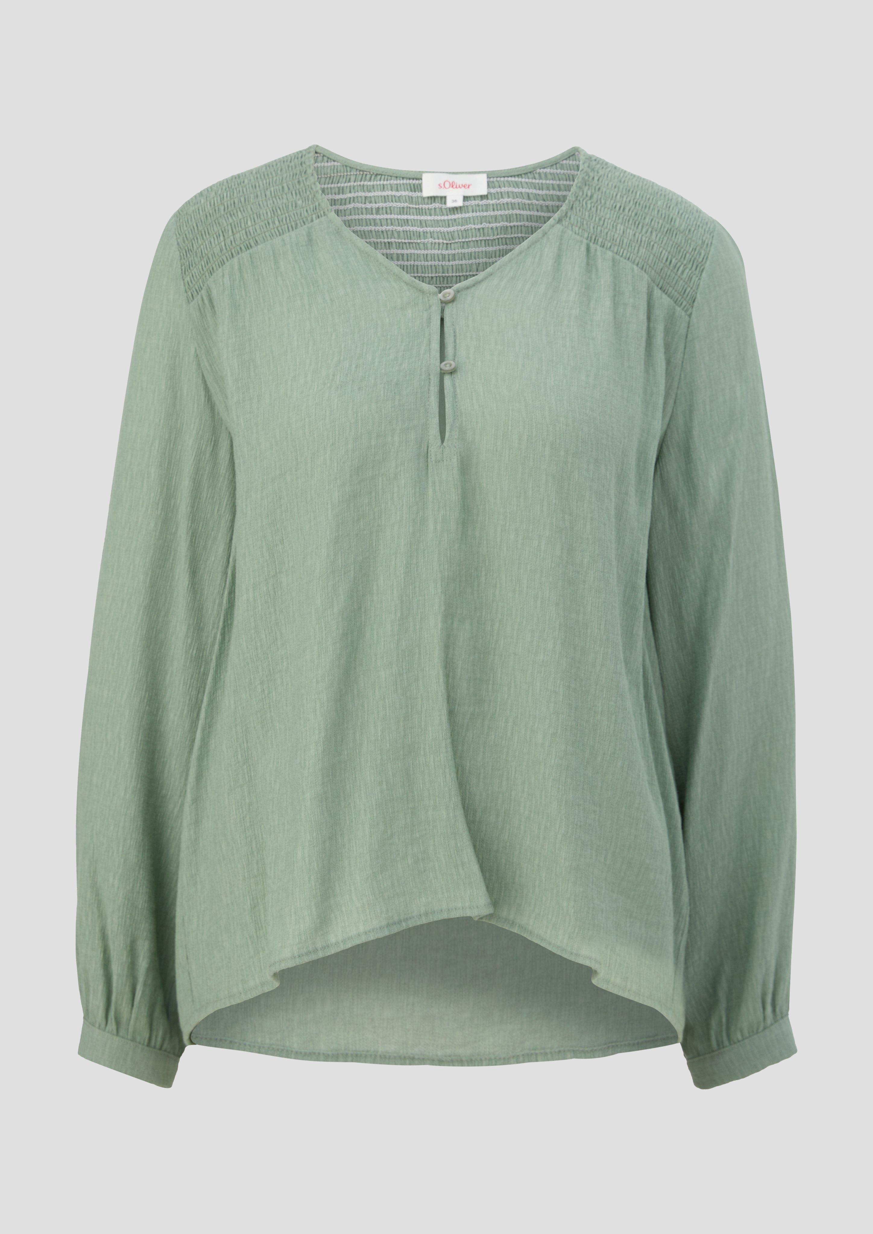Bluse mit gesmokten Details  2135680-7210