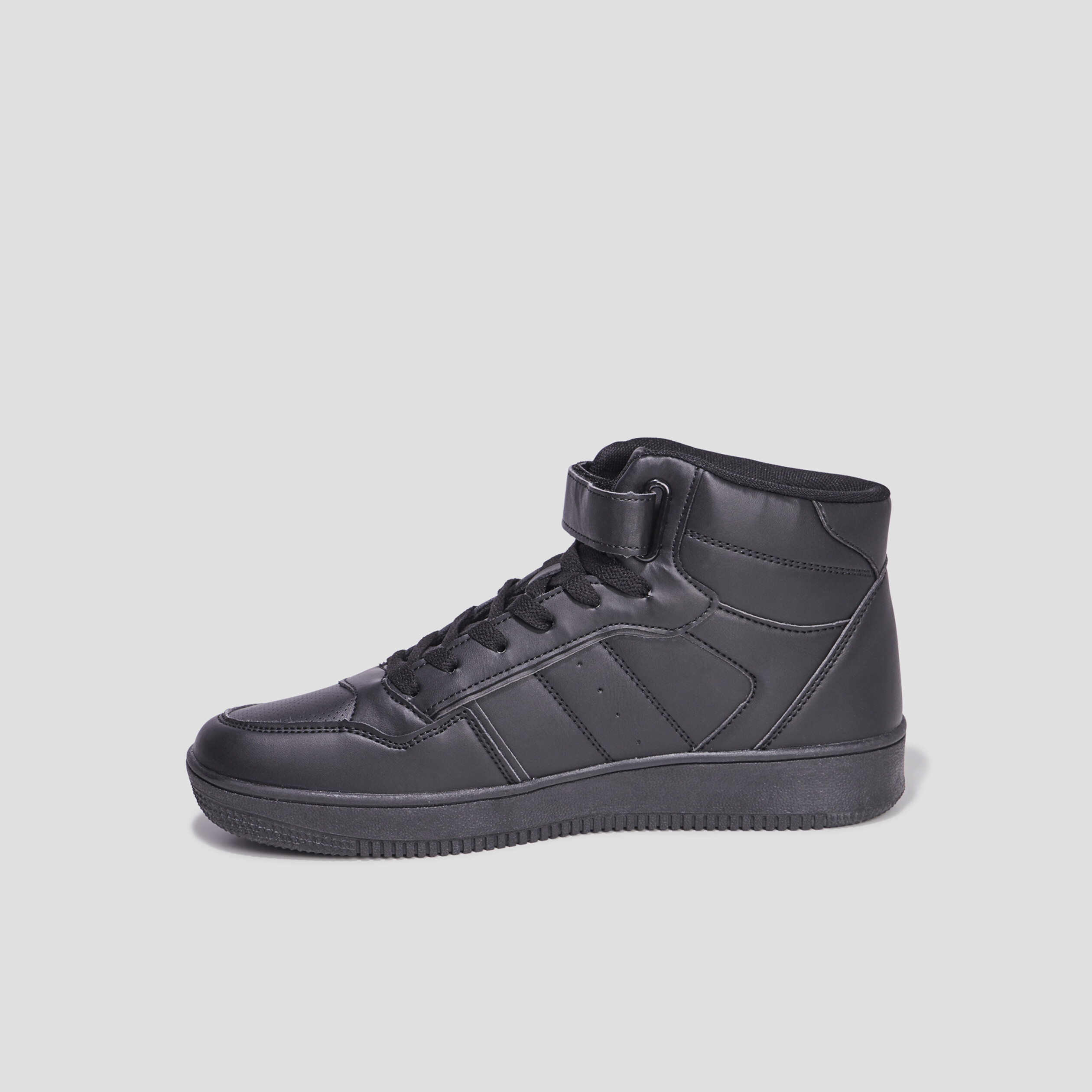 Baskets montantes Creeks Ktempete noir homme | La Halle