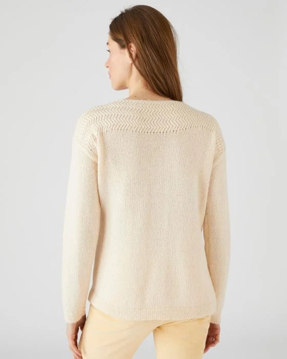 Pull chaud motif chevrons Thermolactyl