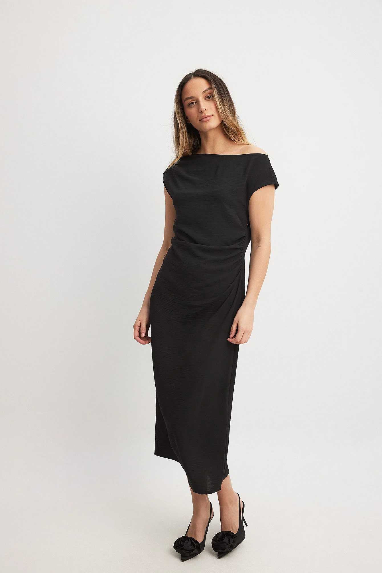 Asymmetric Midi Dress