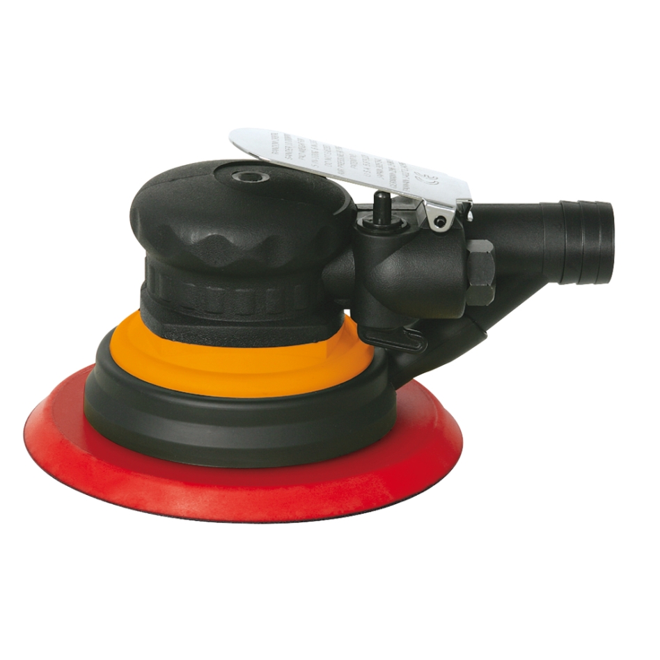 KS Tools 515.3061 Orbitalni brusilnik na stisnjen zrak 150 mm z odsesovanjem prahu