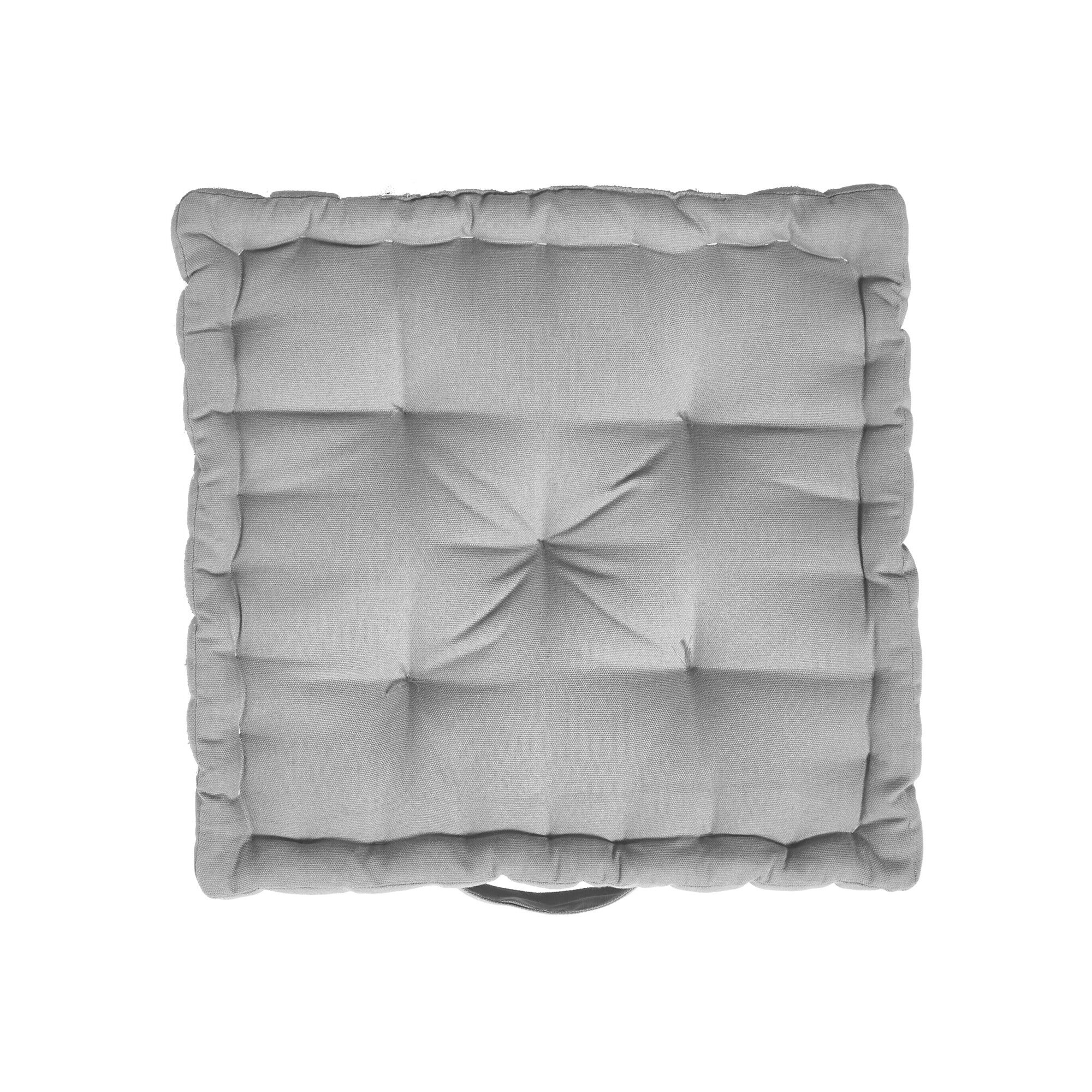 Coussin de sol uni coton