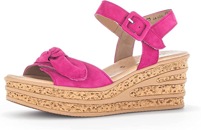 GABOR Keilsandalen lila/pink